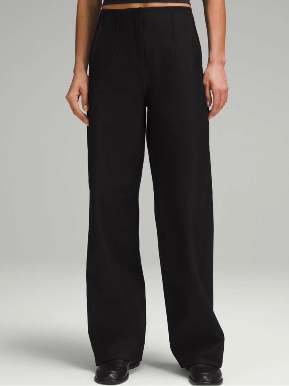 lululemon Utilitech Relaxed fit Black Wide-Leg High-Rise Pants